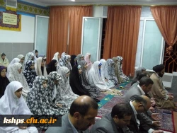 حضور مسئول نهادنمایندگی مقام معظم رهبری و مدیر کل محترم امور فرهنگی سازمان مرکزی دانشگاه فرهنگیان در پردیس شهید صدوقی خواهران