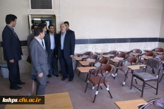 بازدید استاندارمحترم کرمانشاه  از دانشگاه فرهنگیان و اختصاص بودجه احداث سالن ورزشی چند منظوره جهت پردیس خواهران شهید صدوقی