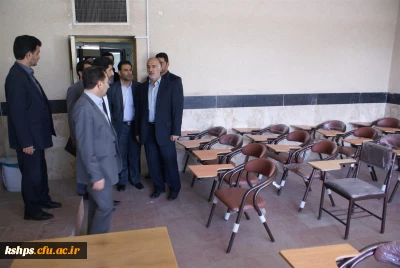 بازدید استاندارمحترم کرمانشاه  از دانشگاه فرهنگیان و اختصاص بودجه احداث سالن ورزشی چند منظوره جهت پردیس خواهران شهید صدوقی