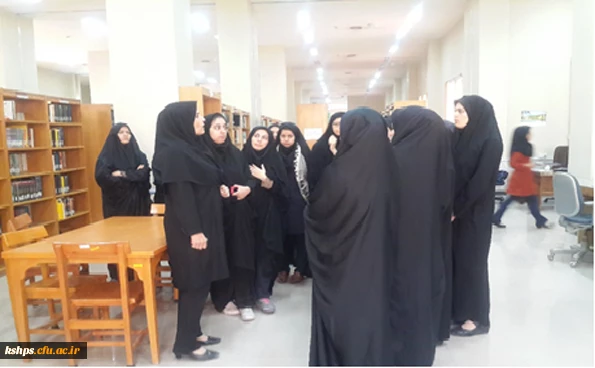 بازدید از کتابخانه دانشگاه رازی