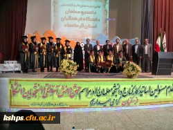 مراسم دانش اموختگی دانشجویان ورودی 91