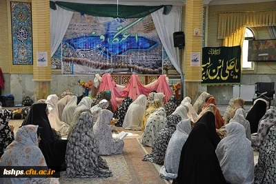 شرکت دانشجویان پردیس شهید صدوقی در مراسم  معنوی اعتکاف