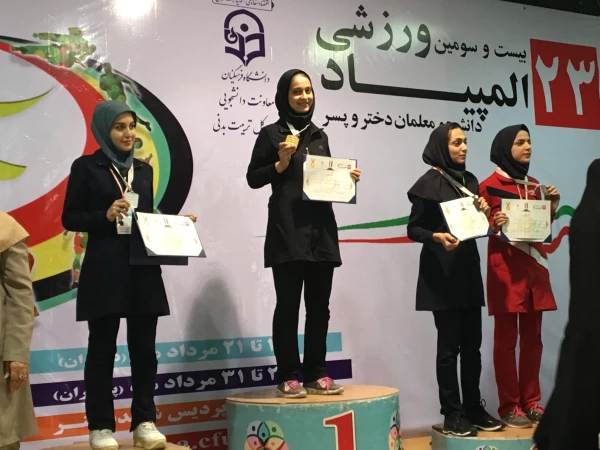 کسب عناوین برتر ورزشی توسط دانشجویان پردیس شهید صدوقی 
در بیست و دومین دوره المپیاد ورزشی دانشجویان دختر سراسر کشور 2