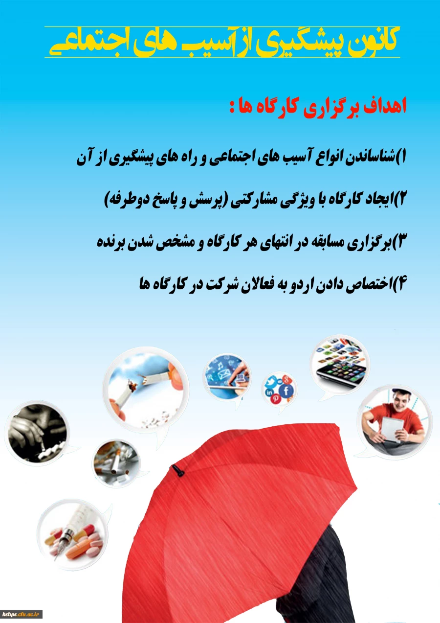 کارگاه پیشگیری از آسیبهابی اجتماعی