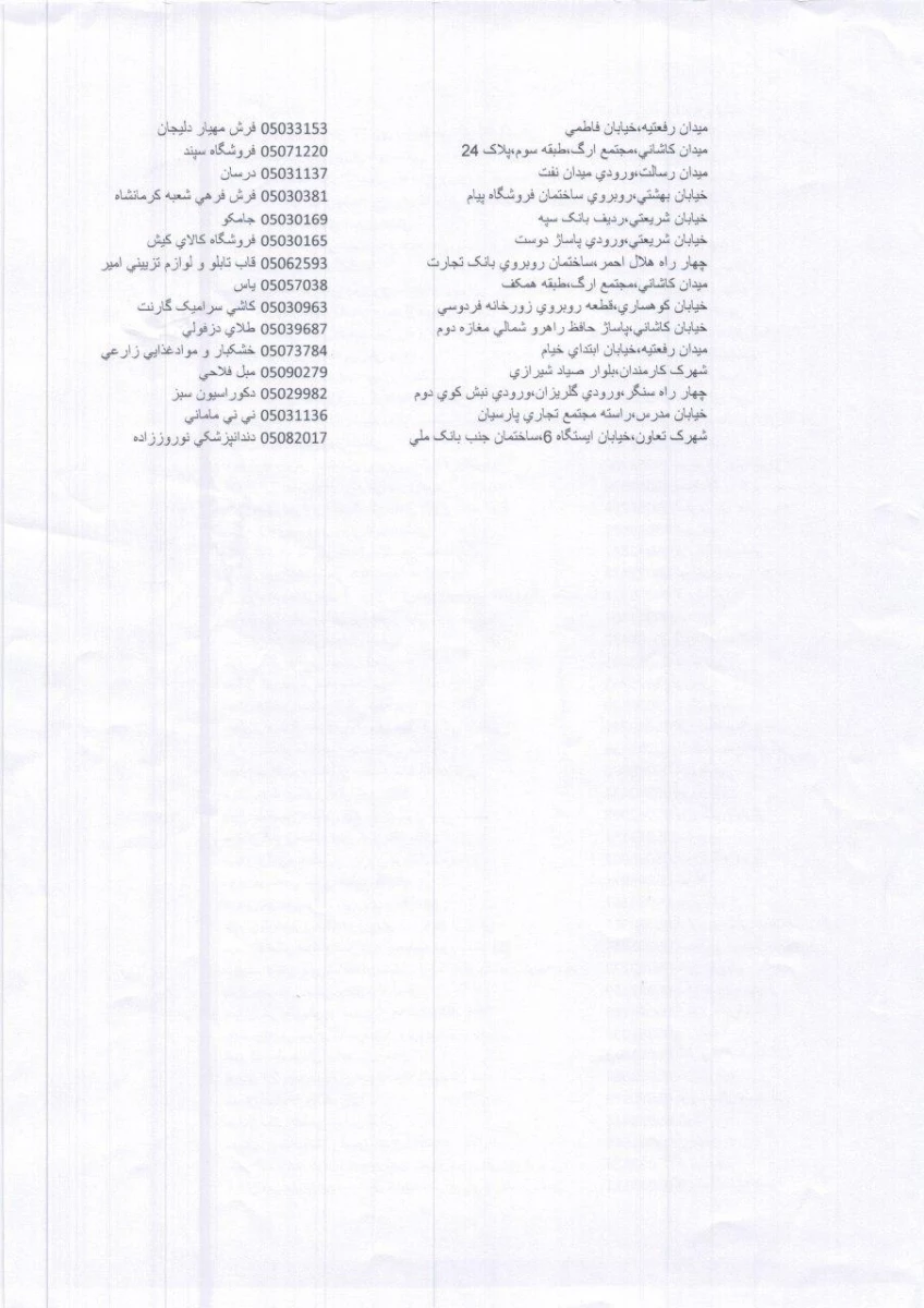 مراکز و فروشگاههای طرف قرارداد کارت آسان خرید  4