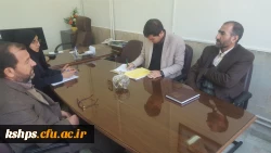 اولین جلسه مشترک مدیریت جدید دانشگاه فرهنگیان کرمانشاه با ریاست و معاونت پردیس شهید صدوقی 3