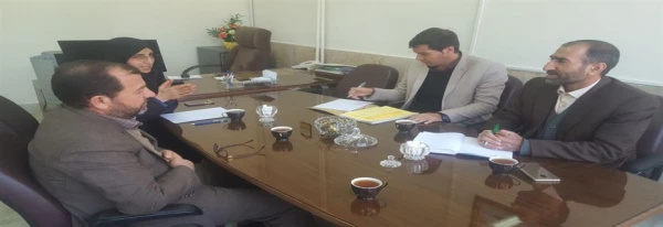 اولین جلسه مشترک سرپرست  جدید دانشگاه فرهنگیان کرمانشاه با ریاست و معاونت پردیس شهید صدوقی 2