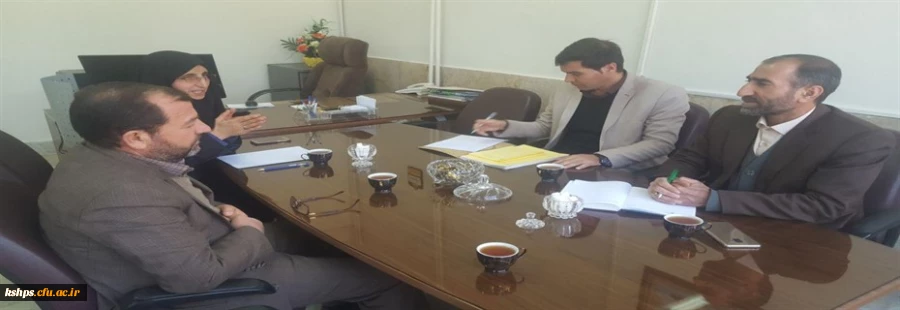 اولین جلسه مشترک سرپرست  جدید دانشگاه فرهنگیان کرمانشاه با ریاست و معاونت پردیس شهید صدوقی 2