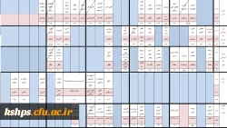 برنامه هفتگی ترم دوم  4