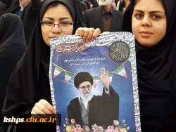 حضور گسترده کارکنان، اساتید و دانشجویان دانشگاه فرهنگیان  کرمانشاه در راهپیمایی 22 بهمن 4