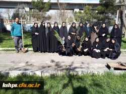 غرس نهال به مناسبت روز درخت کاری در پردیس شهید صدوقی  3