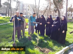 غرس نهال به مناسبت درخت کاری در پردیس شهید صدوقی  8