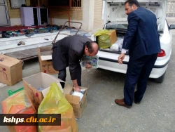 کمک های جمع آوری شده دانشجویان به زلزله زدگان سرپل ذهاب  4