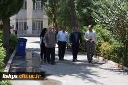 بازدید مدیرکل نوسازی استان کرمانشاه و جمعی از خیرین مدرسه ساز از پردیس شهید صدوقی  2