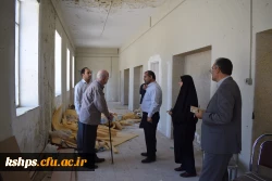 بازدید مدیرکل نوسازی استان کرمانشاه و جمعی از خیرین مدرسه ساز از پردیس شهید صدوقی  3