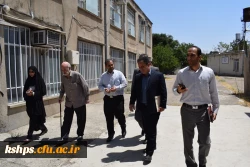 بازدید مدیرکل نوسازی استان کرمانشاه و جمعی از خیرین مدرسه ساز از پردیس شهید صدوقی  5