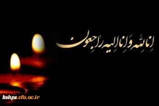 پیام تسلیت درگذشت غم انگیز مادر بزرگوار جناب آقای دکتر شاپور حیدری