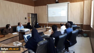 کلاس اموزش سامانه lms جهت اساتید برگزار شد