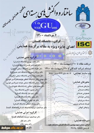 فراخوان "همایش ملی دوسالانه ساختار و واکنش های هسته ای "