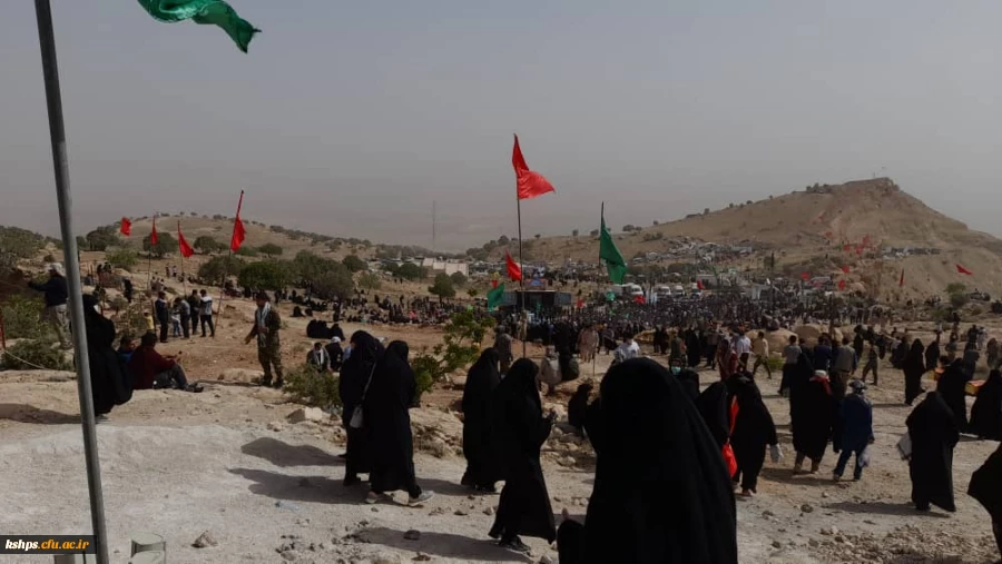 بازدید دانشجو معلمان پردیس شهید صدوقی کرمانشاه از مناطق عملیاتی بازی دراز  2