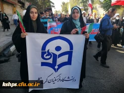 شرکت دانشجو معلمان ، اساتید و مسئولین دانشگاه فرهنگیان مراسم استکبارستیزی روز 13 آبان 1401 12