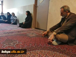 نشست صمیمی سرپرست شهید صدوقی دکتر رحیم زاده ، معاون پشتیبانی آقای فلاحی و سرپرستان خوابگاه با دانشجومعلمان نماینده اتاق بلوک سه 3