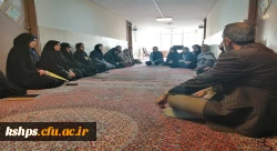 نشست صمیمی سرپرست شهید صدوقی دکتر رحیم زاده ، معاون پشتیبانی آقای فلاحی و سرپرستان خوابگاه با دانشجومعلمان نماینده اتاق بلوک سه 5