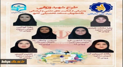 کسب افتخاری دیگر برای دانشگاه فرهنگیان :

دانشجو معلمان پردیس شهید صدوقی در طرح شهید وزوایی خوش درخشیدند.