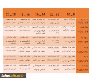 لینک کارگاههای جشنواره برتر تدریس 