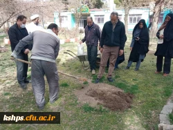 مراسم درختکاری به یاد شهدای دانشجو معلم مرکز 9