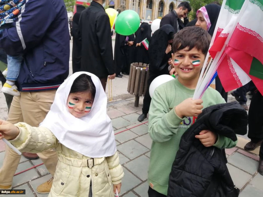 شرکت دانشجو معلمان ، اساتید و مسئولین دانشگاه فرهنگیان مراسم روز جهانی قدس  8