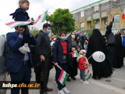 شرکت دانشجو معلمان ، اساتید و مسئولین دانشگاه فرهنگیان مراسم روز جهانی قدس  4