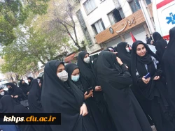 شرکت دانشجو معلمان ، اساتید و مسئولین دانشگاه فرهنگیان مراسم روز جهانی قدس  18