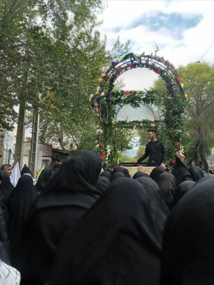 شرکت دانشجو معلمان ، اساتید و مسئولین دانشگاه فرهنگیان مراسم روز جهانی قدس  19