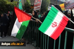 شرکت دانشجو معلمان ، اساتید و مسئولین دانشگاه فرهنگیان مراسم استکبارستیزی روز 13 آبان1402 6