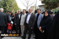 شرکت دانشجو معلمان ، اساتید و مسئولین دانشگاه فرهنگیان مراسم استکبارستیزی روز 13 آبان1402 8