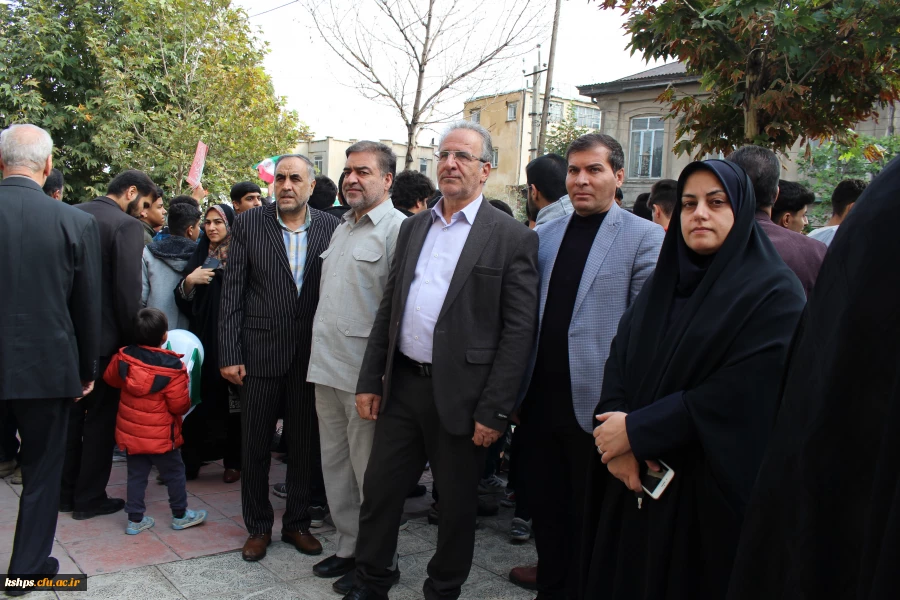 شرکت دانشجو معلمان ، اساتید و مسئولین دانشگاه فرهنگیان مراسم استکبارستیزی روز 13 آبان1402 8