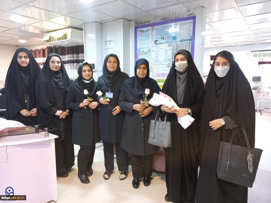 حضور دانشجومعلمان پردیس شهید صدوقی در ایستگاه پرستاری بیمارستان امام حسین علیه السلام  2