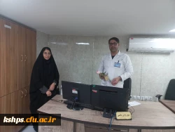 حضور دانشجومعلمان پردیس شهید صدوقی در ایستگاه پرستاری بیمارستان امام حسین علیه السلام  6