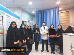 حضور دانشجومعلمان پردیس شهید صدوقی در ایستگاه پرستاری بیمارستان امام حسین علیه السلام  7