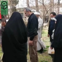 مراسم درختکاری به یاد شهدای دانشجو معلم مرکز 12
